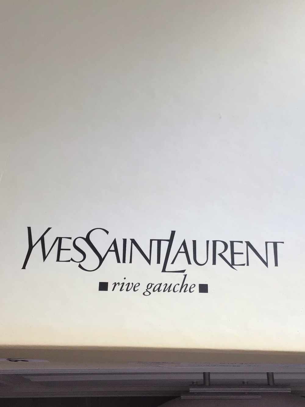 Yves Saint Laurent Black and White Platform Shoes